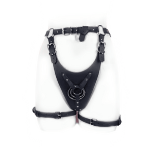 Rock Leather Strap-on Harness - SAPHETTE