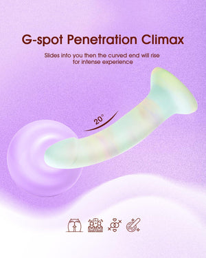 Green Strap-on Dildo - Suction cup base - SAPHETTE