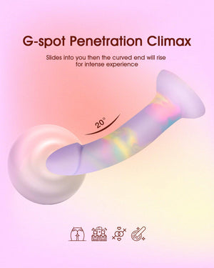 Purple Strap-on Dildo - Suction cup base - SAPHETTE