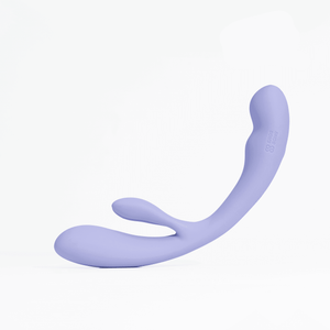 Duopeak AI Vibrator + Aura Strap-On Harness – Soft, Stretchable Black Bundle - SAPHETTE